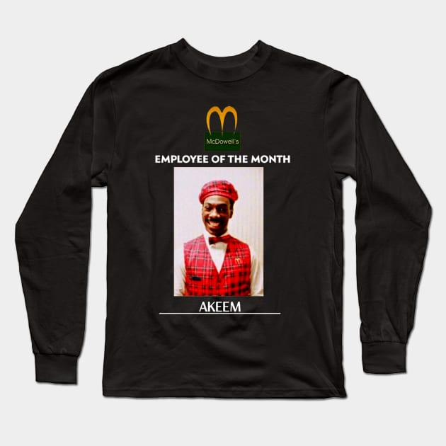 Employee of the Month Prince Akeem Long Sleeve T-Shirt by SeasonOfdeity